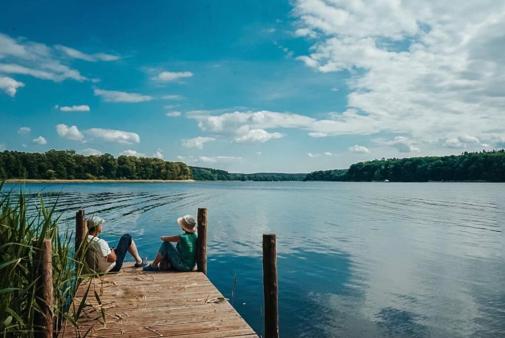 Holzhaus Direkt Am See Priepert Екстериор снимка