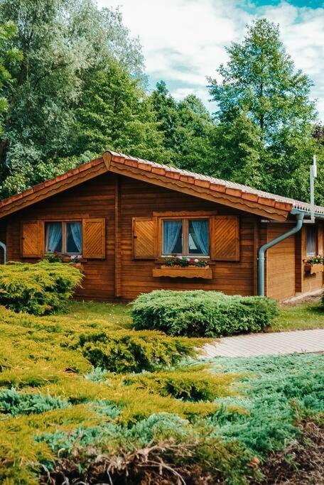 Holzhaus Direkt Am See Priepert Екстериор снимка