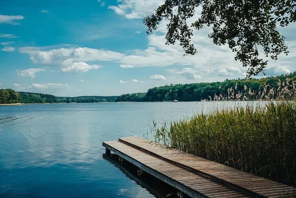 Holzhaus Direkt Am See Priepert Екстериор снимка