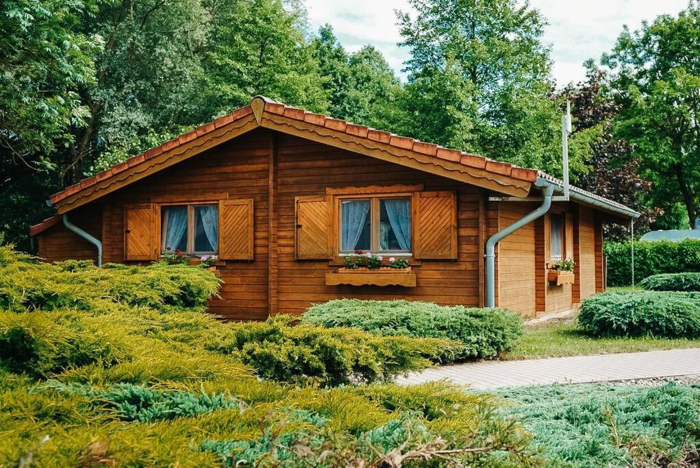 Holzhaus Direkt Am See Priepert Екстериор снимка