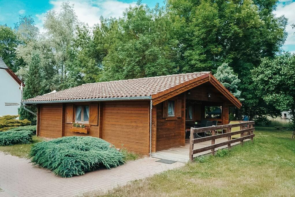 Holzhaus Direkt Am See Priepert Екстериор снимка